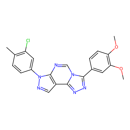 C21H17ClN6O2 structure