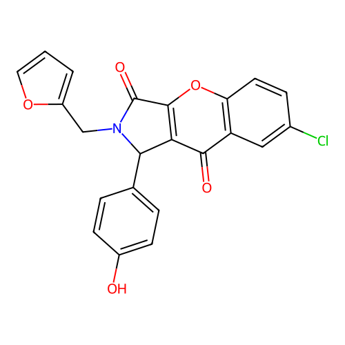 C22H14ClNO5 structure
