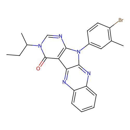 C23H20BrN5O structure