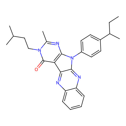 C28H31N5O structure