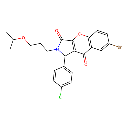 C23H21BrClNO4 structure