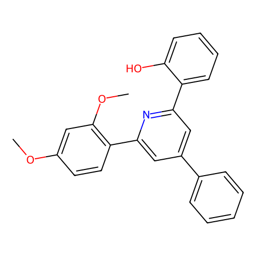 2-(6-(2,4-Dimethoxyphenyl)-4-phenylpyridin-2-yl)phenol structure