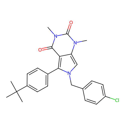 C25H26ClN3O2 structure