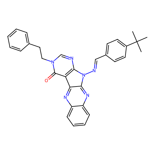 C31H28N6O structure