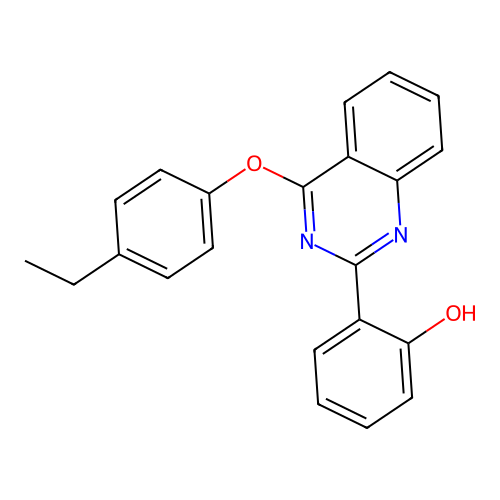 2-[4-(4-Ethylphenoxy)quinazolin-1-ium-2-yl]phenolate structure