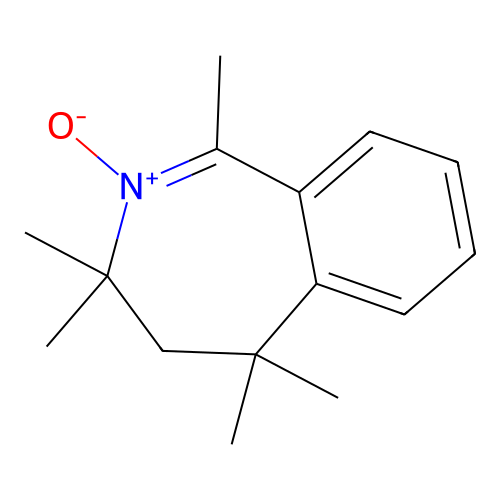 1,3,3,5,5-pentamethyl-4,5-dihydro-3H-2-benzazepine 2-oxide structure