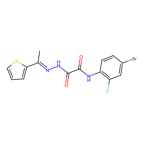 C14H11BrFN3O2S structure