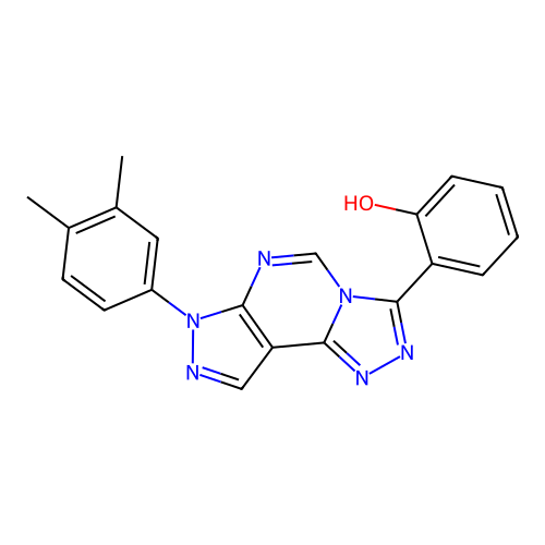 C20H16N6O structure
