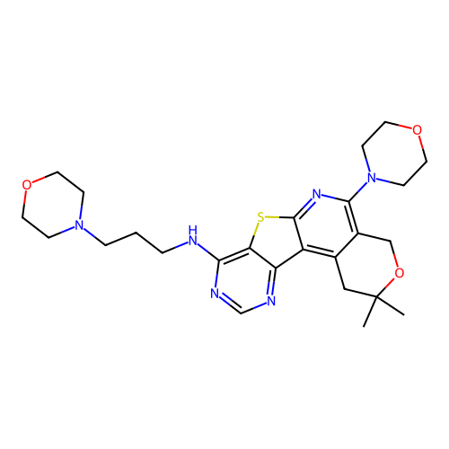 C25H34N6O3S structure