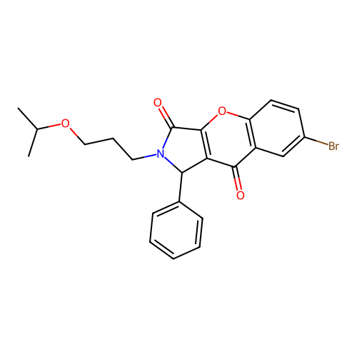 C23H22BrNO4 structure