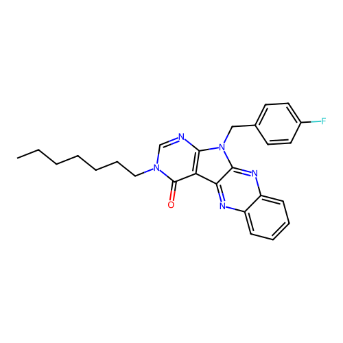 C26H26FN5O structure