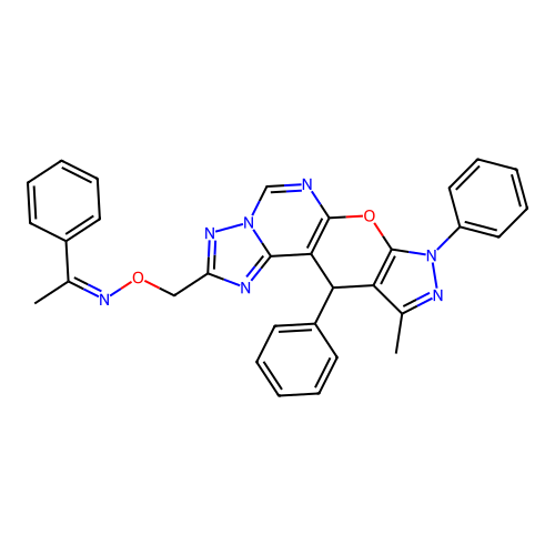 C31H25N7O2 structure