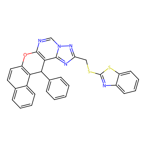 C30H19N5OS2 structure