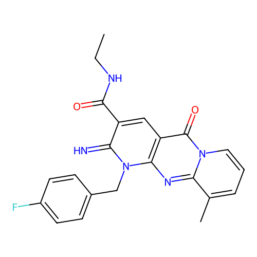 C22H20FN5O2 structure