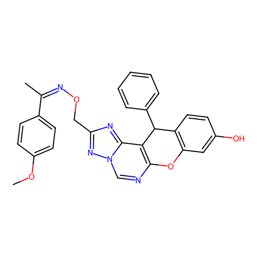 C28H23N5O4 structure