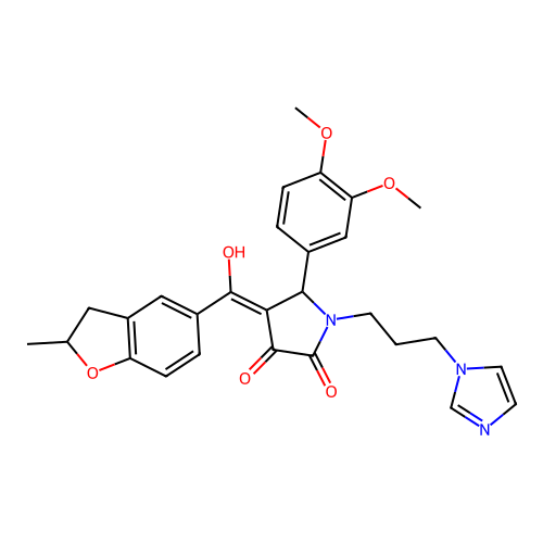 C28H29N3O6 structure
