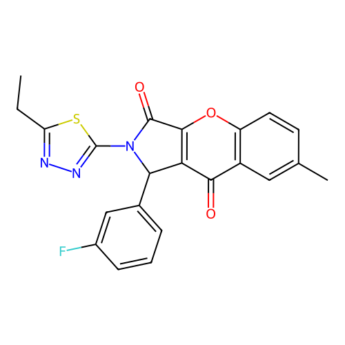 C22H16FN3O3S structure