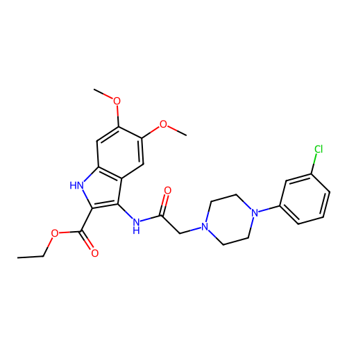C25H29ClN4O5 structure