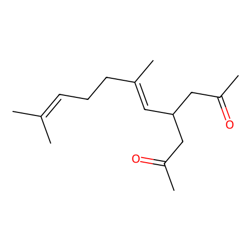 4-(2,6-Dimethyl-1,5-heptadien-1-yl)-2,6-heptanedione structure
