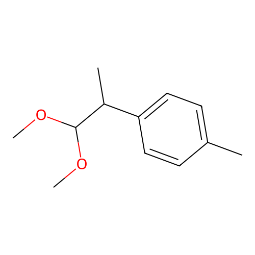 p-(2,2-Dimethoxy-1-methylethyl)toluene structure