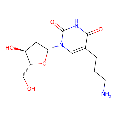 5-(3-Aminopropyl)-2'-deoxyuridine structure