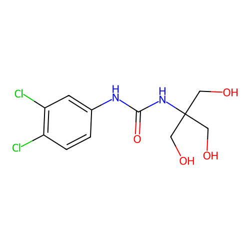 1-(3,4-Dichlorophenyl)-3-[1,3-dihydroxy-2-(hydroxymethyl)propan-2-yl]urea structure