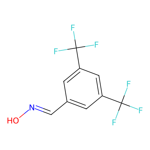 3,5-Bis-trifluoromethyl-benzaldehyde oxime structure