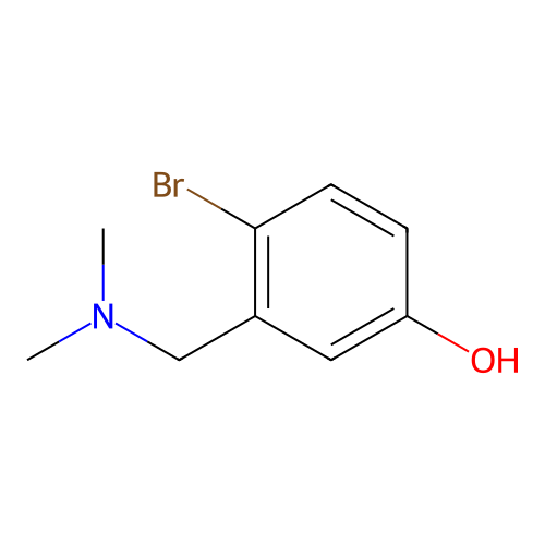 4-Bromo-3-((dimethylamino)methyl)phenol structure