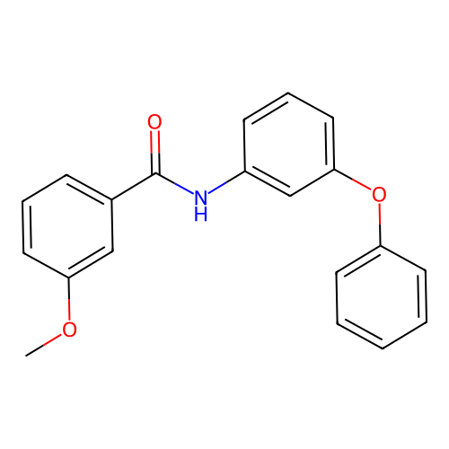 Benzamide, 3-methoxy-N-(3-phenoxyphenyl)- structure