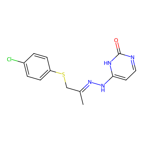 C13H13ClN4OS structure