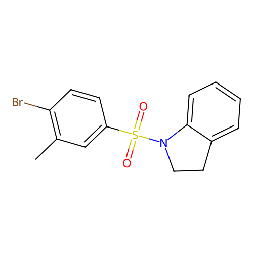1-Bromo-4-(indolinylsulfonyl)-2-methylbenzene structure