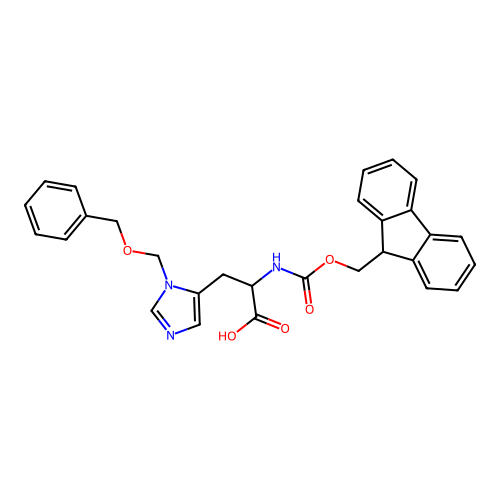 Fmoc-His(pi-Bom)-OH structure