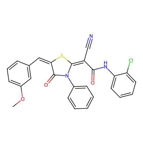 C26H18ClN3O3S structure