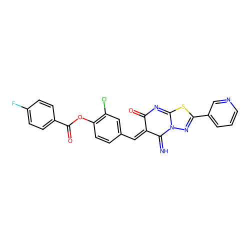 C24H13ClFN5O3S structure
