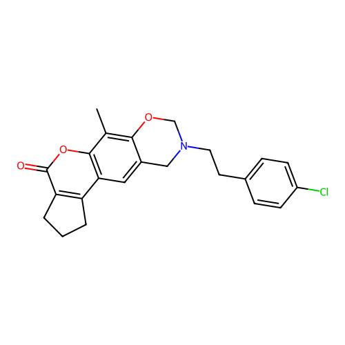 C23H22ClNO3 structure