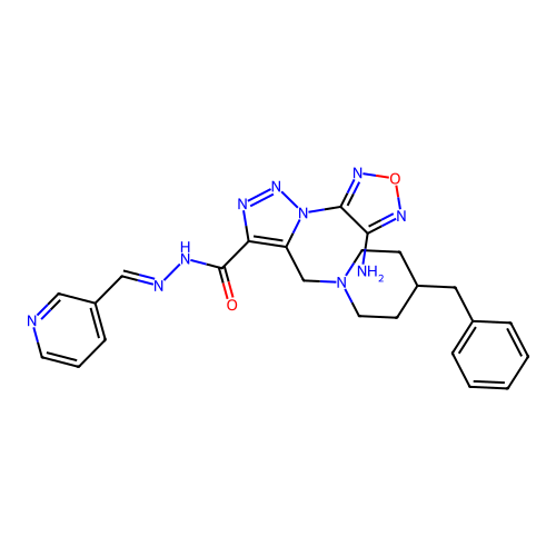 C24H26N10O2 structure