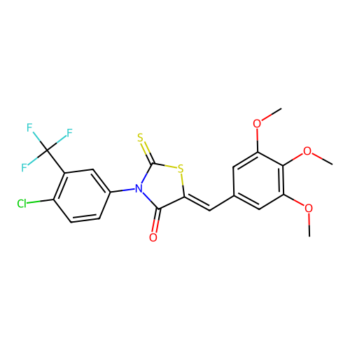 C20H15ClF3NO4S2 structure