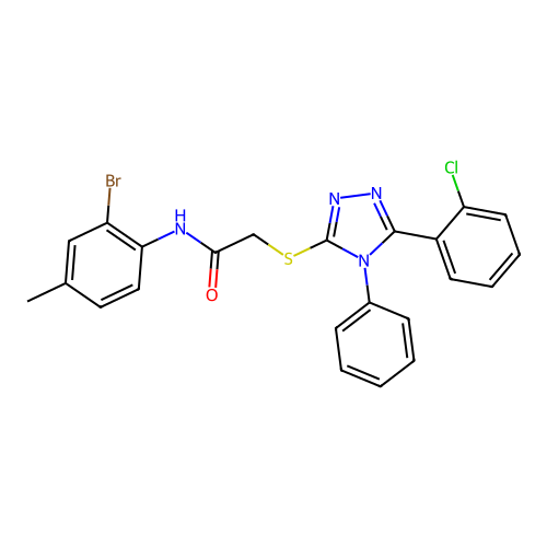 C23H18BrClN4OS structure