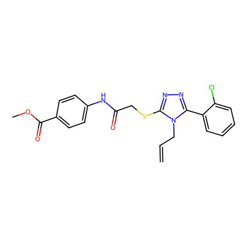 C21H19ClN4O3S structure
