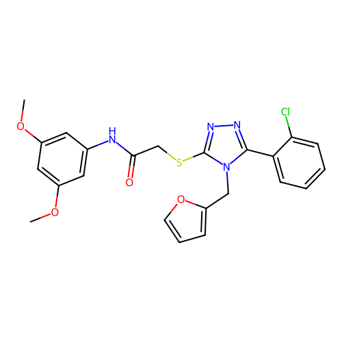 C23H21ClN4O4S structure