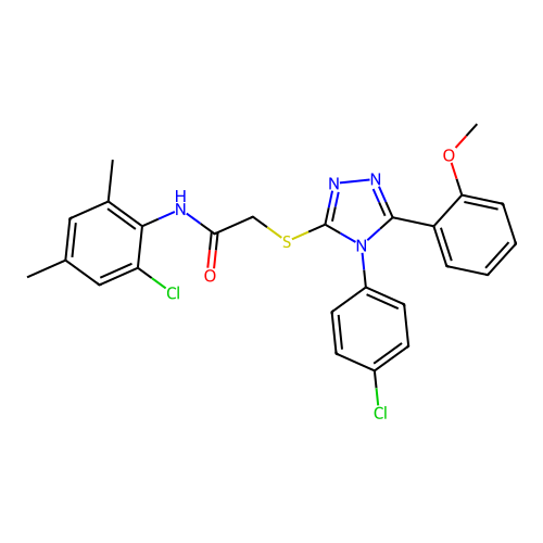 C25H22Cl2N4O2S structure