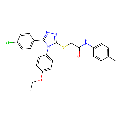 C25H23ClN4O2S structure