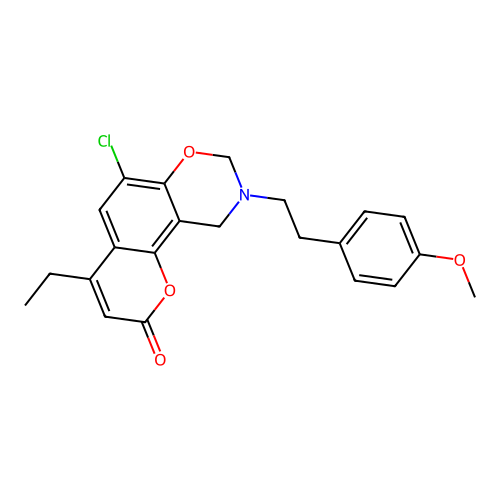 C22H22ClNO4 structure