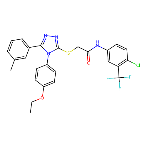 C26H22ClF3N4O2S structure