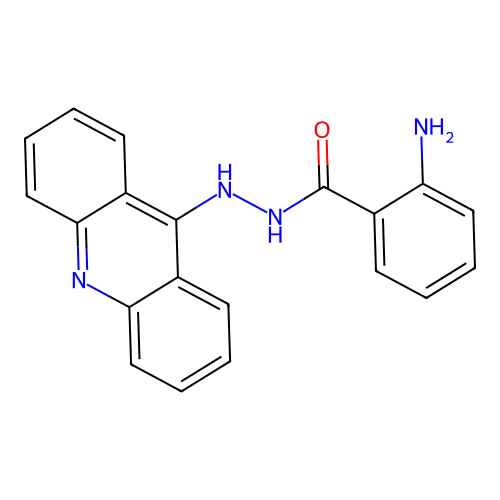N'-acridin-9-yl-2-aminobenzohydrazide structure