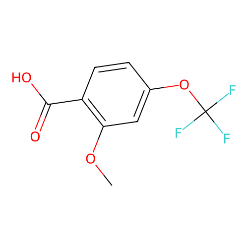 2-Methoxy-4-(trifluoromethoxy)benzoic acid structure
