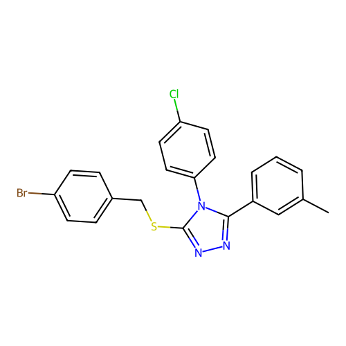 C22H17BrClN3S structure
