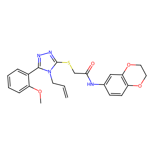 C22H22N4O4S structure