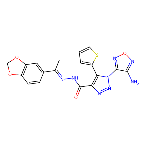 C18H14N8O4S structure