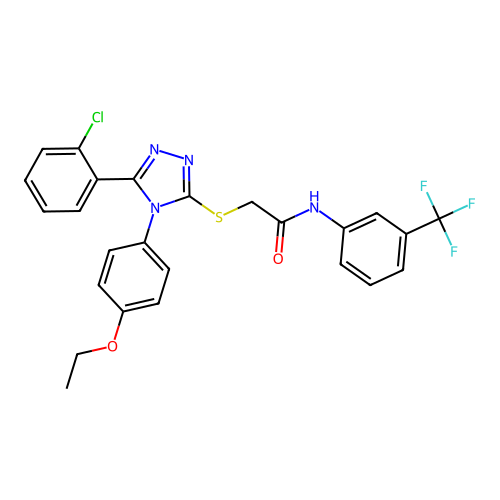 C25H20ClF3N4O2S structure